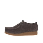 Clarks Homme WallabeeEVO, Dark Brown Suede, 41 EU