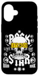 Coque pour iPhone 16 Rock and Roll Graphic Tees - I Love Rock N' Roll Designs