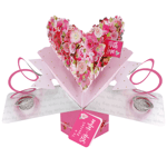 To A Special Step-Mum Floral Heart Pop Up Mother's Day Card 3D Greeting Cards