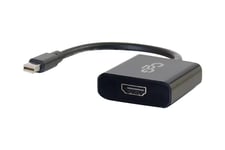 C2G Mini DisplayPort to HDMI Active Adapter Converter 4K UHD - Black - videoadapter - DisplayPort / HDMI