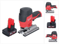 Milwaukee M12 BJS-601 Akkusaha 12 V + 1x akku 6,0 Ah - ilman laturia