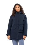 Jack Wolfskin Women's Tempelhof Coat W, Night Blue, L