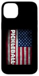 iPhone 14 Plus Pickleball American Flag USA Pickle Ball Player Patriotic Case