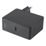 Deltaco Väggladdare 240v - 5v/9v/15v/20v 45w, 1xusb-c