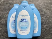 Body Powder Talc by cotton tree Cool Mist (840g) 3 x 280g