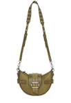 GANNI Bucky Bag Small Crossbody Nylon Grön