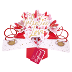 To My Valentine To My Brilliant Boyfriend Pop Up Card 3D Greeting Cards