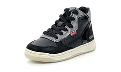 KICKERS KICKLAX Basket, Noir Brillant, 35 EU