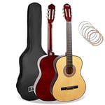 3rd Avenue Guitare Classique 4/4 Pleine Grandeur Avec Cordes En Nylon Espagnol Pour Débutant - 6 Mois De Cours Gratuits, Sac, Cordes - Naturel