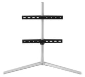 One For All WM7431 Table Top Up to 70 Inch TV Stand - Silver