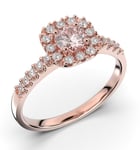 Festive Josefiina morganit halo-diamantring 14-597-052M-PK-HSI1