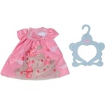 Baby Annabell Pink Dress 709603 - Clothing Items & Accessories for Dolls up to 43cm - Includes Dress and Clothing Hanger - Suitable for Kids from 3+