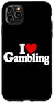 Coque pour iPhone 11 Pro Max I LOVE HEART GAMBLING CASINOS PARIS TRADING LAS VEGAS