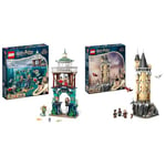 LEGO Harry Potter Triwizard Tournament: The Black Lake, Goblet of Fire Building Toy Playset & Harry Potter Hogwarts Castle Owlery, Building Toy for 8 Plus Year Old Kids, Girls & Boys