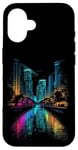 iPhone 16 Miami River Florida USA Urban Trendy Colorful City Souvenir Case