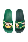 Dedoles Chaussure Homme Femme & Enfants Sandales Antidérapant designs amusants Livre Pizza Café Renard Lama Cadeau, Couleur: Singe dans la jungle, Taille: 34 EU