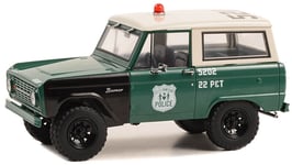 GREENLIGHT, FORD Bronco 1967 Police de New York, échelle 1/24, GREEN85581