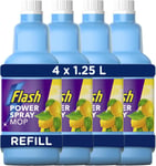 Flash Powermop Refill Liquid Flash Power Mop Refill Liquid Floor Cleaner x 4