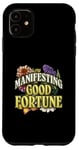 iPhone 11 Manifesting Good Fortune Floral Inspiration Case