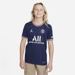 Nike Mixte Paris Saint-germain, Saison 2021/22, Équipement de Jeu, Home Maillot, Bleu Marine/Rouge, 86 EU