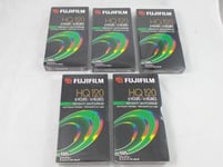 5x Fujifilm HQ VHS Video Cassettes 120 Minutes VHS Tapes