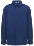 Ilas Ls Shirt Dress Blues Solid Barn Name it