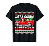 Funny Santa We're Gonna Have The Happiest Christmas T-Shirt