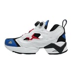 Reebok Unisex Instapump Fury 95 Sneaker, CBLACK/FTWWHT/VECBLU, 4 UK