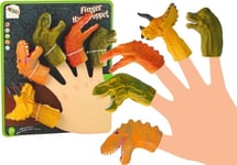 Leantoys Fingerdockor Dinosaurier Djur 5 St.