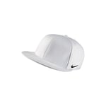 Nike Cappello Da Baseball True Swoosh Flex Casquette Mixte, Bianco_Nero, L-XL