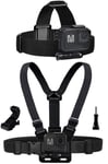 Chest Strap Harness Head Mount for GoPro HERO 4 5 6 7 8 9 10 11 12 Action Camera