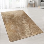 Tapis flokati Élite Marron clair 1203 80 x 500 cm - Marron Clair