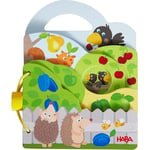 HABA - Livre en Bois pour bébé Le verger - Bois PEFC - Cadeau bébé - 10 Mois et Plus - 306786