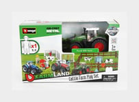 1:50 BURAGO Fendt Set Farm Landt 1050 Vario Tractor 2016 Various BU31690