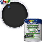 Weathershield  Quick  Dry  Multi  Surface  Paint ,  Satin  Black  Wood  and  Met