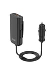 Budi 105W Car Charger USB + USB-C PD + QC 3.0 (Black)