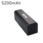 Ersättningsbatteri för dammsugare, kompatibel med Xiaomi Roborock S50 S51 S55 T60 E352-00 S502-00 C10 E20 E35 14.4v 5.2ah Sc-batterier [DB] 1PCS 5200mAh Black 14.4V