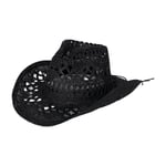 Anti UV Cowboy-hattu naisille Miesten aurinkohatut Aurinkosuojavoide Suurireunainen Floppy Olkihattu Unisex-kesähattu chapeu cowboy sombrero hombre