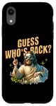 Coque pour iPhone XR Guess Who’s Back Jesus Tee