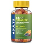 Halal Adult Multivitamin Gummy Noor Vitamins with Fruit Blend for Men and Wom...