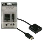 MCL CG-291CAZ adaptateur et connecteur de câbles DisplayPort HDMI Noir