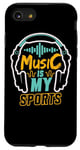 Coque pour iPhone SE (2020) / 7 / 8 Music is my Sports Musicien Producteur Artiste Ingénieur Audio