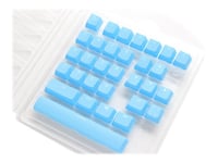 Ducky Rubber Keycap Set, 31 Tasten, Double-Shot, Gummiert, Für B - Blå.