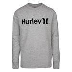 Hurley Hrlb One &Only Boys Ls Tee T-Shirt, Bouleau/chiné (Birch Heather), 5 años Garçon