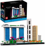 LEGO 21057 Architecture Singapore Model Building Set for Adults, Skyline Collec