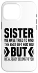 iPhone 16 Pro Max From Brothers To Little Sister For Big Sisters Love You Sis Case