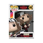 Funko Pop! TV: Stranger Things - Hunter Eddie with Guitar​​- Figurine en Vinyle à Collectionner - Idée de Cadeau - Produits Officiels - Jouets pour Les Enfants et Adultes - TV Fans