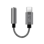 USB Typ C till 3,5 mm Hörlursuttag DAC-adapter 32bit 384kHz Realtek ALC5686 USB till 3,5 mm för Smartphone