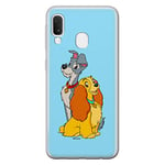 ERT GROUP Coque de téléphone Portable pour Samsung A20e Original et sous Licence Officielle Disney Motif Lady and The Tramp 003 Parfaitement adapté à la Forme du téléphone Portable, Coque en TPU