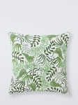 John Lewis Floral Indoor/Outdoor Cushion, Pistachio